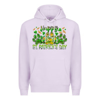 Lilac heppy st. patricks day Premium Hoodie - RacoonDesign
