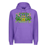 Purple heppy st. patricks day Premium Hoodie - RacoonDesign