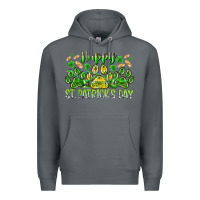 Rock heppy st. patricks day Premium Hoodie - RacoonDesign