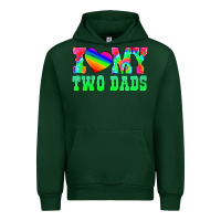 Forest Green i love my two dads Urban Hoodie - HRA Design Shop