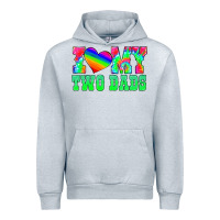 Heather Grey i love my two dads Urban Hoodie - HRA Design Shop