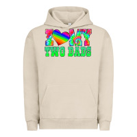 Pigment French Oak i love my two dads Urban Hoodie - HRA Design Shop