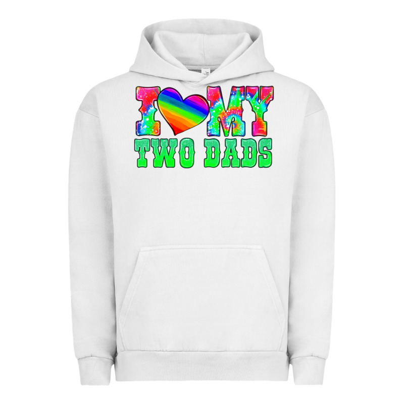 I Love My Two Dads Urban Hoodie by HRA Design Shop | Teevron