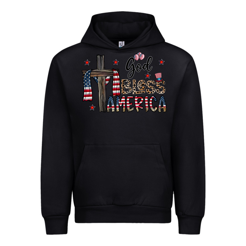 God Bless America Urban Hoodie by CowhideDigitalArt | Teevron