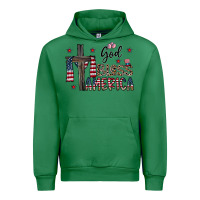 Emerald god bless america Urban Hoodie - CowhideDigitalArt