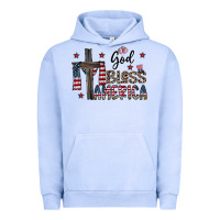 Pigment Grape Ice god bless america Urban Hoodie - CowhideDigitalArt