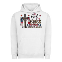 Pigment Lunar Rock god bless america Urban Hoodie - CowhideDigitalArt