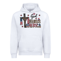 White god bless america Urban Hoodie - CowhideDigitalArt