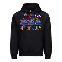 Black western hello fourth of july trucks Urban Hoodie - FaDigitalArtStudio