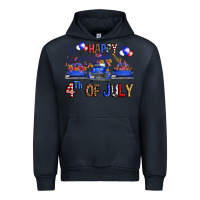 Navy western hello fourth of july trucks Urban Hoodie - FaDigitalArtStudio