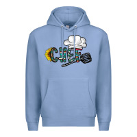 Colony Blue chef Premium Hoodie - CowhideDigitalArt