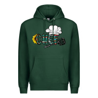 Sports Green chef Premium Hoodie - CowhideDigitalArt