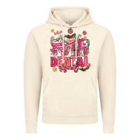 Vintage Artic pink christmas teeth dental squad Vintage Hoodie - AdoDesignShop