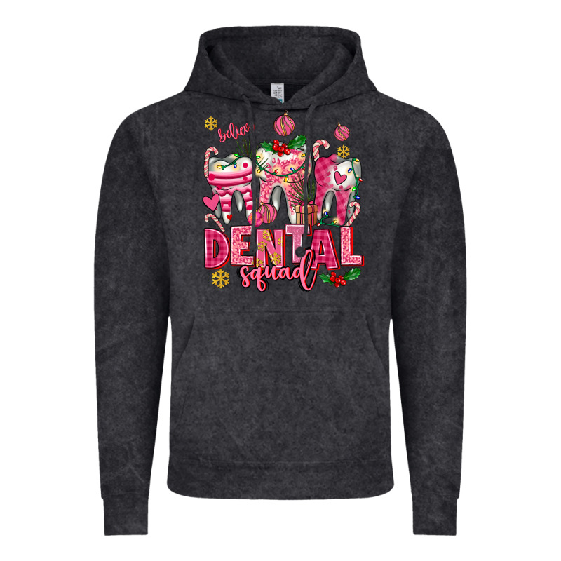 Pink Christmas Teeth Dental Squad Vintage Hoodie by AdoDesignShop | Teevron