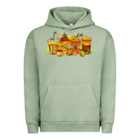 Pigment Oil Green bee drink Urban Hoodie - RacoonDesign