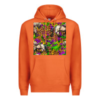 Carrot mardi gras leopard horse seamless pattern Premium Hoodie - FaDigitalArtStudio
