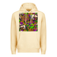 Pina Colada mardi gras leopard horse seamless pattern Premium Hoodie - FaDigitalArtStudio