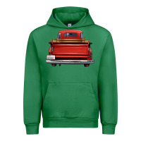 Emerald western red truck back view Urban Hoodie - FaDigitalArtStudio