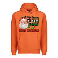 Carrot Merry christmas santa cassette Premium Hoodie - FaDigitalArtStudio