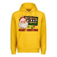 Lemon Merry christmas santa cassette Premium Hoodie - FaDigitalArtStudio
