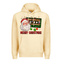 Pina Colada Merry christmas santa cassette Premium Hoodie - FaDigitalArtStudio
