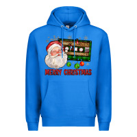 True Royal Merry christmas santa cassette Premium Hoodie - FaDigitalArtStudio