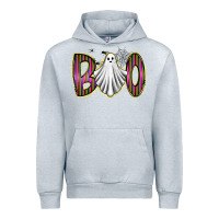 Heather Grey boo ghost Urban Hoodie - RacoonDesign