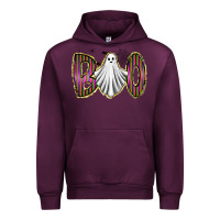 Mauve Wine boo ghost Urban Hoodie - RacoonDesign