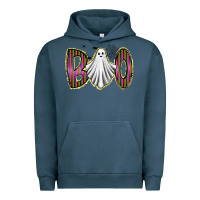 Pigment Midnight Navy boo ghost Urban Hoodie - RacoonDesign