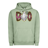 Pigment Oil Green boo ghost Urban Hoodie - RacoonDesign