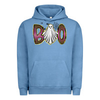 Pigment Pebble Blue boo ghost Urban Hoodie - RacoonDesign