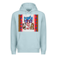 Blue Mist party in the usa Premium Hoodie - HRA Design Shop