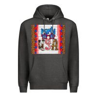 Charcoal Heather party in the usa Premium Hoodie - HRA Design Shop