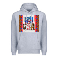 Heather Grey party in the usa Premium Hoodie - HRA Design Shop