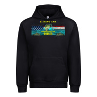 Black fishing dad  libbey glass Urban Hoodie - HRA Design Shop