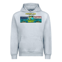 Heather Grey fishing dad  libbey glass Urban Hoodie - HRA Design Shop