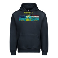 Navy fishing dad  libbey glass Urban Hoodie - HRA Design Shop