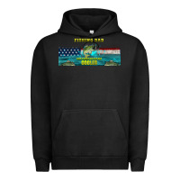 Pigment Black fishing dad  libbey glass Urban Hoodie - HRA Design Shop