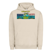 Pigment French Oak fishing dad  libbey glass Urban Hoodie - HRA Design Shop
