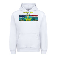 White fishing dad  libbey glass Urban Hoodie - HRA Design Shop