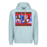 Blue Mist america thunderbolt Premium Hoodie - HRA Design Shop