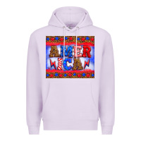 Lilac america thunderbolt Premium Hoodie - HRA Design Shop