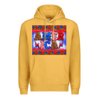 Mustard america thunderbolt Premium Hoodie - HRA Design Shop
