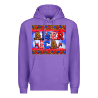 Purple america thunderbolt Premium Hoodie - HRA Design Shop