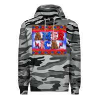 Slate Camo america thunderbolt Premium Hoodie - HRA Design Shop