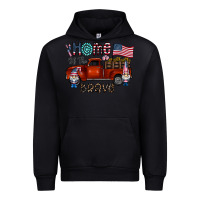 Black home of the brave Urban Hoodie - CowhideDigitalArt