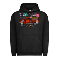 Pigment Black home of the brave Urban Hoodie - CowhideDigitalArt
