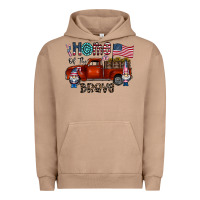 Pigment Burro home of the brave Urban Hoodie - CowhideDigitalArt