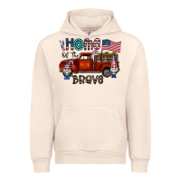 Sandshell home of the brave Urban Hoodie - CowhideDigitalArt