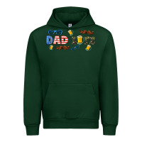 Forest Green dad life  libbey glass Urban Hoodie - HRA Design Shop
